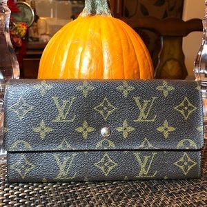 Authentic LV Portefeuille Sarah Wallet
